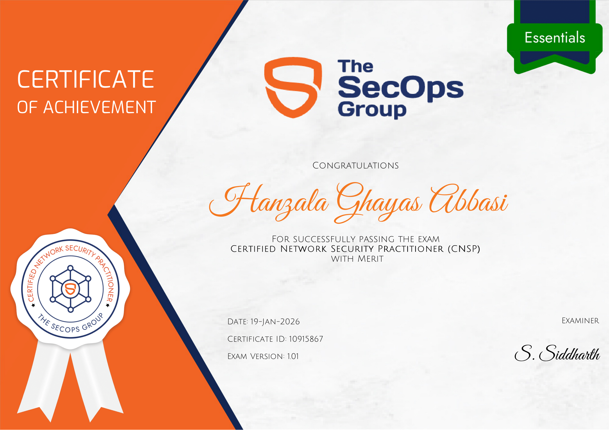 Certified Network Security Practitioner by SecOps